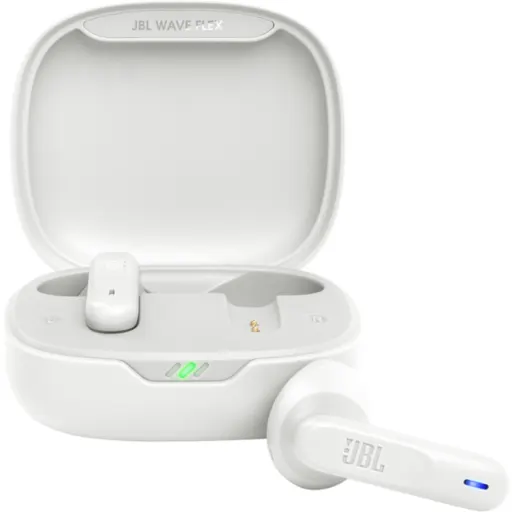 Imagen 0 de Audífonos Inalámbricos JBL Wave Flex InEar con micro Bluetooth color Blanco