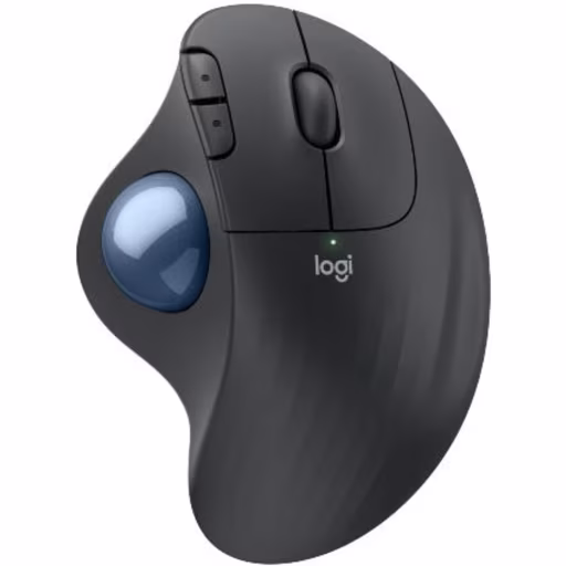 Imagen 0 de Logitech Ergo M575S Wireless Trackball Mouse - Graphite + Blue Ball (910-007027)