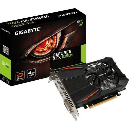 Imagen 0 de Tarjeta de Video Gigabyte NV-GF-GT1050 Ti 4GB GDDR5 HDMI DVI DP PCIe Activo ATX 