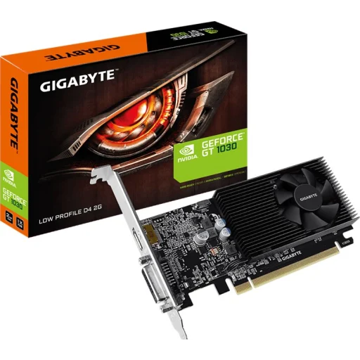 Imagen 4 de Tarjeta de Video Gigabyte GF-GT 1030 D4 2GB DDR4 PCIe3.0 DVI-D HDMI 1*FAN LowPrf