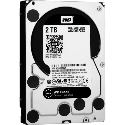 Imagen 2 de Disco Duro Western Digital Black 2TB 3.5" 7200PRM SATA III 6.0Gb/s 64 MB