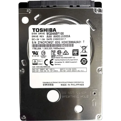 Imagen 0 de Disco Duro 1 TB Interno Toshiba HDD OPENBOX 