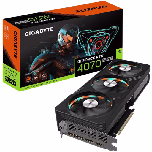 Imagen 0 de Gigabyte GeForce RTX 4070 SUPER GAMING OC 12G [GV-N407SGAMING OC-12GD]