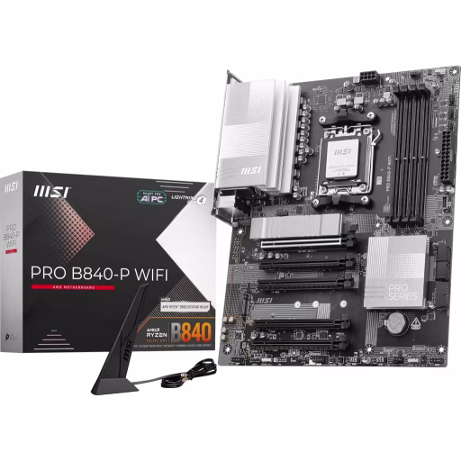 Imagen 0 de Tarjeta Madre MSI PRO B840-P WIFI Socket AM5 4*DDR5 HDMI 5*PCIe 2*M2 LAN WIFI 7 