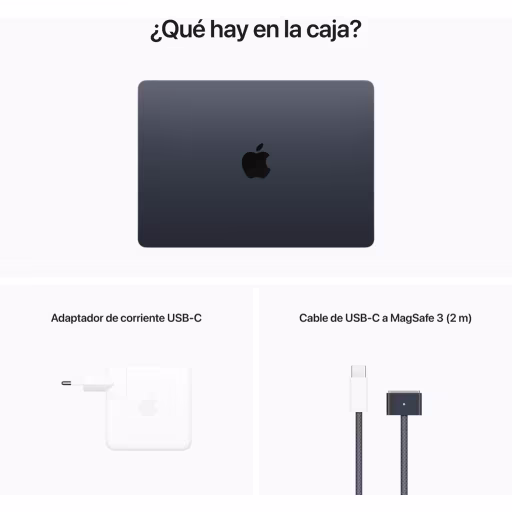 Imagen 6 de MC7X4CI/A MacBook Air 13.6/ M2 8C/ GPU 8C/ 16GB RAM/ 256GB Medianoche