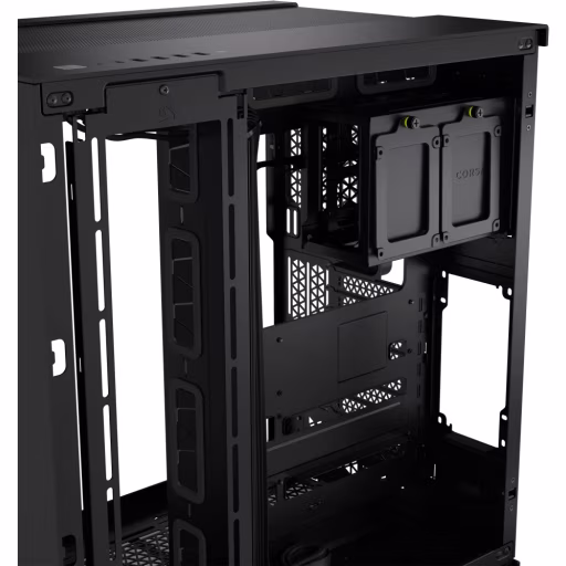 Imagen 3 de Gabinete Gamer Corsair 6500D Airflow,Torre USB3.2 4*A/1*C Vidrio Temp. ATX Black
