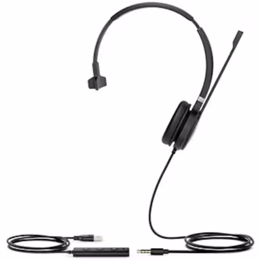 Imagen 4 de Cintillo Auricular Monoaural USB plug de 3.5mm certificado para Microsoft Teams
