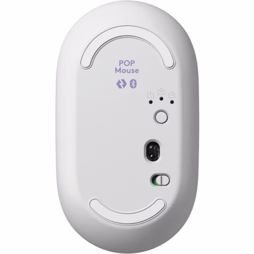 Imagen 3 de Kit Teclado y Mouse Logitech Pop Icon Conectividad Inalámbrica BT Lila/Blanco