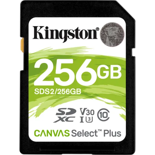 Imagen 0 de Memoria SDXC 256GB Kingston Canvas Select Plus 100R C10 UHS-I Le100MB/s Es85MB/s