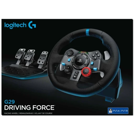Imagen 2 de Volante + Pedestal de Carrera Logitech Driving Force Racing Wheel USB2.0 PS3/PS4