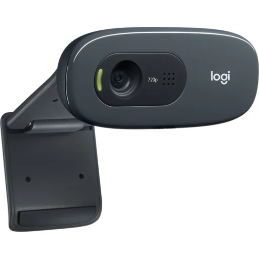 Imagen 2 de Cámara Web Logitech C270 HD 720p/30 fps Foco fijo Interfaz USB 2.0 Color Negro