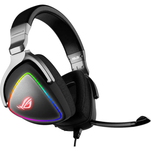 Imagen 4 de Audífonos Gamer Asus ROG Delta, RGB Micrófono Boom USB-C Color Negro