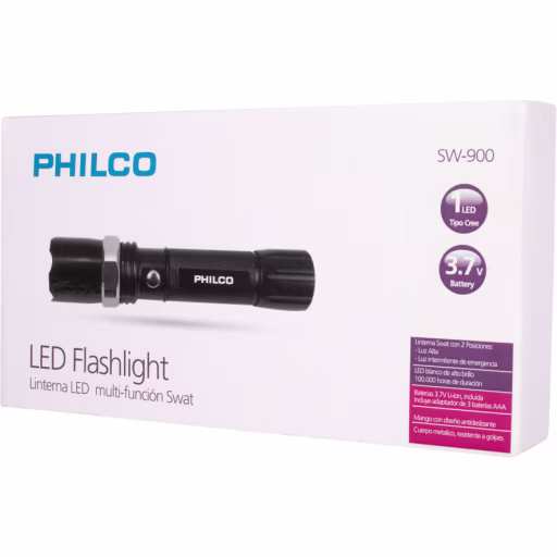 LINTERNA LED MULTIFUNCION SWAT 3 WATTS