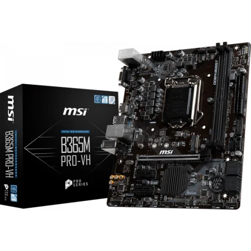 Imagen 0 de Tarjeta Madre MSI B365M PRO-VH LGA1151 8/9°G DDR4 M.2 VGA HDMI PCIe x1 x16 mATX