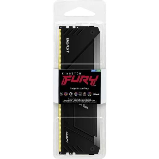 Imagen 2 de Memoria RAM 8GB DDR4 3600MHz DIMM CL17 Non-ECC 1.35V 288p Kingston FuryBeastRGB