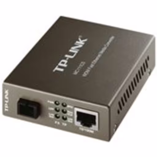 Imagen 1 de TP-Link MC111CS - Conversor de soportes de fibra - 100Mb LAN - 10Base-T, 100Base-FX, 100Base-TX - RJ-45 / modo sencillo SC - hasta 20 km - 1550 (TX) / 1310 (RX) nm