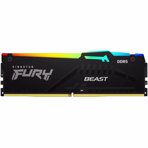 Imagen 0 de Memoria RAM 16GB DDR5 5600MHz DIMM CL36 Non-ECC 1.25v 288p - FURY Beast RGB