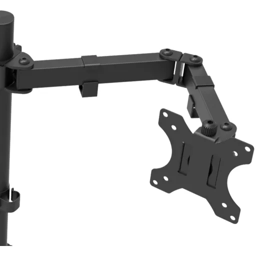 Imagen 3 de Soporte de Escritorio para 2 Monitores 13" a 32" Giro 180° Rot 360 Inc 90° KLIPX