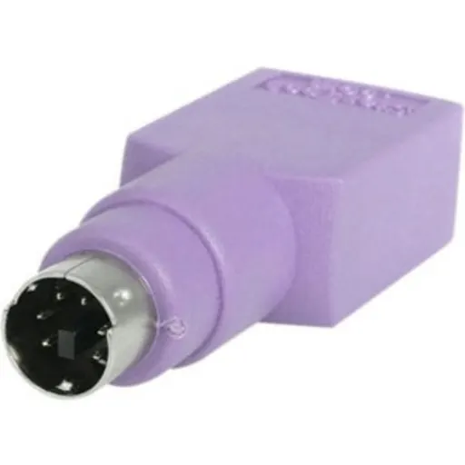 Imagen 5 de Adaptador Teclado USB a conector PS/2 PS2 MiniDIN - Hembra USB - Macho Mini-DIN
