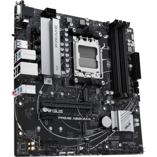 Imagen 2 de Tarjeta Madre Asus PRIME A620M-A-CSM AMD AM5 4*DDR5 2*M.2 DP HDMI VGA USB3.2