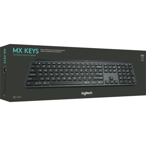Imagen 14 de Teclado Inalámbrico Logitech MX Receptor USB Español Negro p/Win Mac Linux Andro