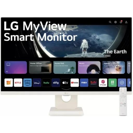 Monitor Smart LG 27SR50F-W 27"" FHD 1920*1080 LCD IPS WiFi BT 2*HDMI 2*USB webOS