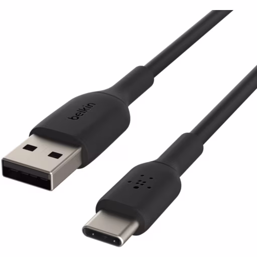 Cable de Carga Belkin USB-C a USB-A Longitud 1 metro Color Negro 