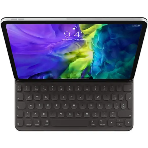 Teclado Inalámbrico Apple Magic Keyboard MU8H2E A iPad Pro Compacto Negro