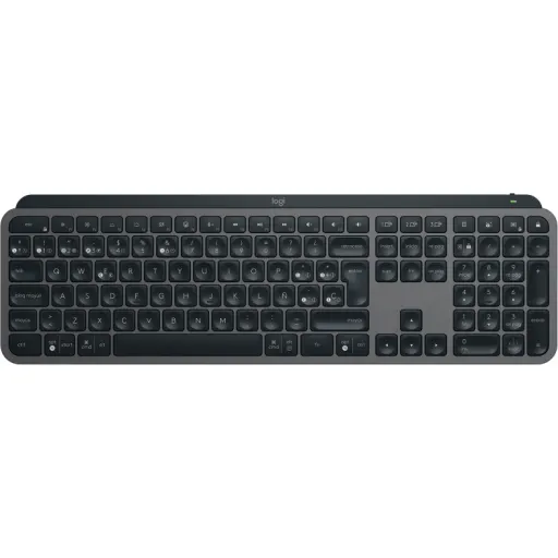 Imagen de Teclado Inalámbrico Logitech MX Keys S, Bateria Recargable Dongle USB Space gray