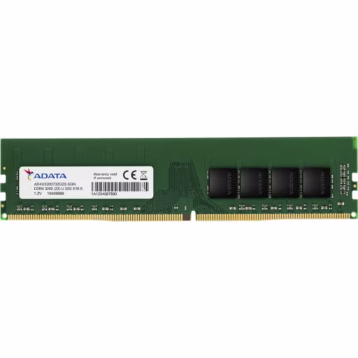Memoria RAM 8GB DDR4 3200MHz DIMM CL22 Non-ECC 1.2v 288p - ADATA *BULK*