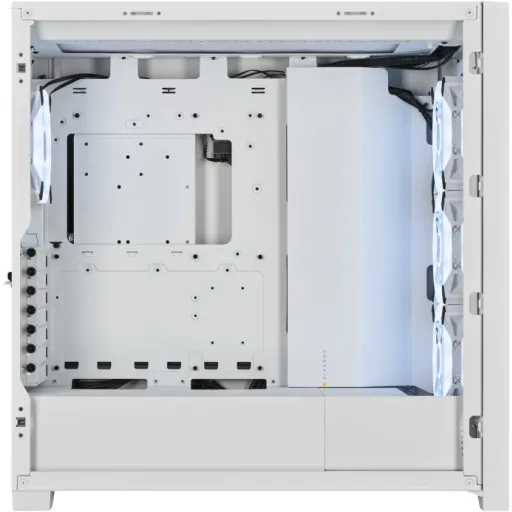 Imagen 6 de Gabinete Corsair iCUE 5000X RGB QL MidTower Ventana Cristal USB-C 2*USB3.0 Blanc