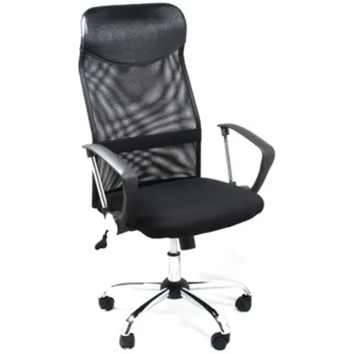 Imagen 0 de Silla Ejecutiva XTech QZY-2501 con respaldo, Apoya brazos hasta 100Kg Negro