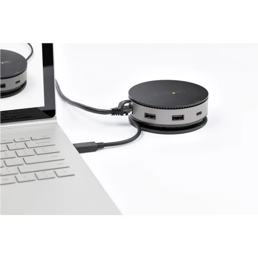 Imagen 1 de Docking Station StarTech USB-C a Puertos HDMI DP VGA LAN USB-C USB-A