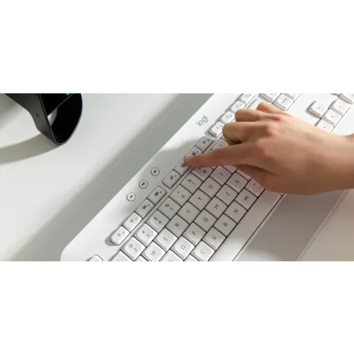 Imagen 9 de Teclado Inalámbrico Logitech K650, Dongle USB/Bluetooth Español Color Blanco