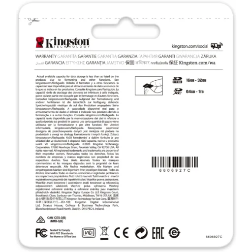 Imagen 5 de Memoria MicroSDXC 512GB Kingston Canvas Go Plus UHS-I CL10 Esc 90MB/s Lec30MB/s