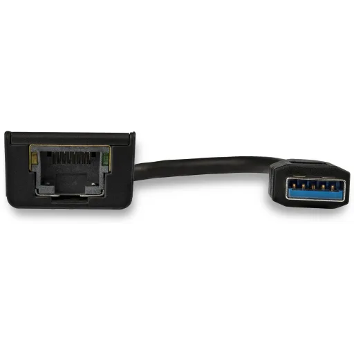 Imagen 1 de Adaptador USB 3.0 a Red Gigabit Ethernet RJ-45 Negro - Startech 