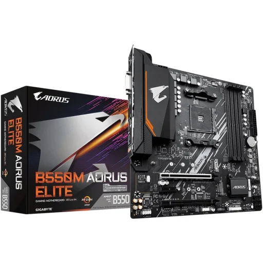 Imagen 3 de Gigabyte B550M Aorus elite Motherboard micro ATX
