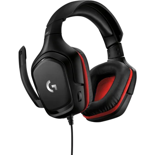 AUDIFONO GAMER LOGITECH G335, ALÁMBRICO, MICRÓFONO, COLOR NEGRO