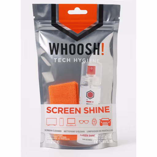 Imagen 2 de Limpiador para pantallas Whoosh Screen Shine Go XL Spray Portátil 100ML