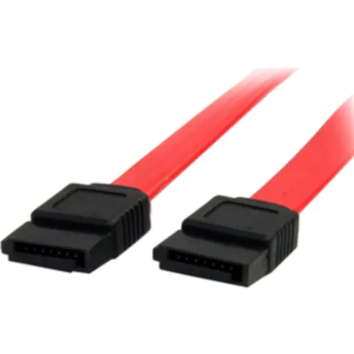 Imagen 1 de Cable de Transferencia de Datos SATA Hembra a SATA Hembra 7 clavijas 45 cm Rojo