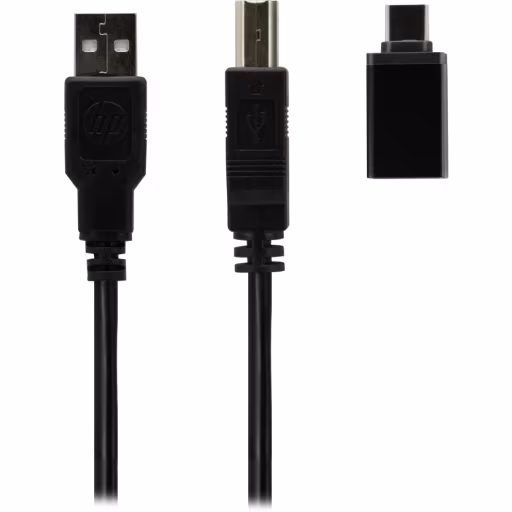 DHC-PT100-2M CABLE P/IMPRESORA C/PUERTO USB Y USB-C + ADAPT.