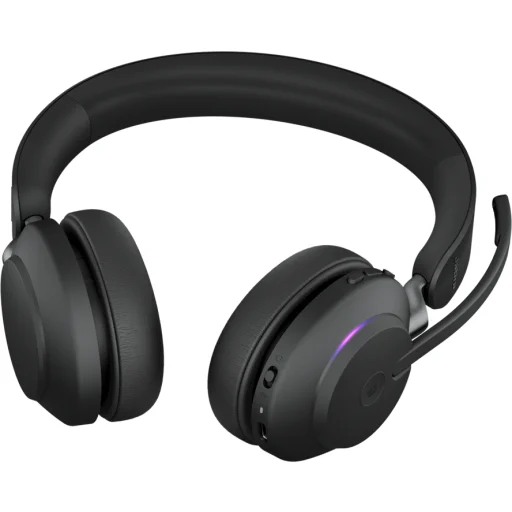 Imagen 3 de Audífonos Jabra Evolve2 65 Link380c MS Stereo Bluetooth USB Tipo-C Color Negro