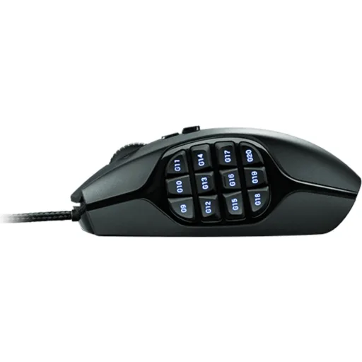Imagen 3 de Mouse Gamer Alámbrico Logitech G600 MMO 8200dpi 20 Btns RGB Cable USB 2mts Negro