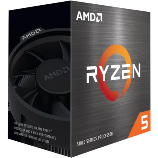 Imagen de CPU AMD Ryzen 5 5500 3.60-4.20GHz Turbo 16MB L3 6 Núcleos Skt AM4 Sin/Grf