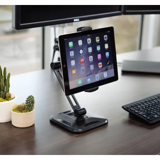 Imagen 2 de Base con Soporte StarTech p/Tablet de 4.7" a 12.9" Muro/Escr Brazo ajustab Negro