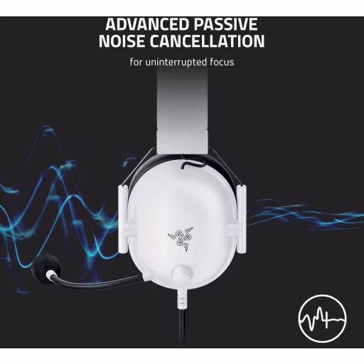 Imagen 3 de Audífonos Gamer Alámbricos Razer BlackShark V2 X, Sonido Envolvente 7.1 White