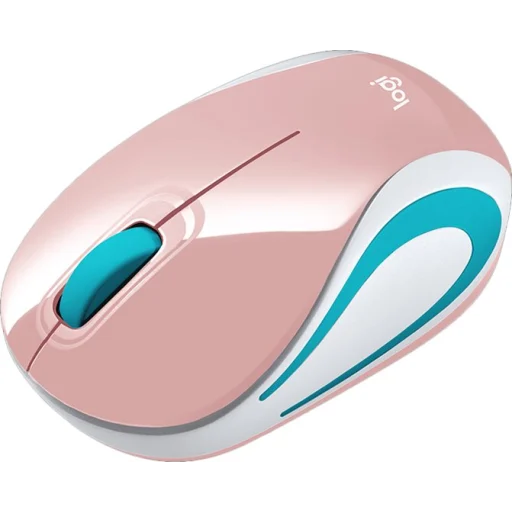 Imagen 2 de Mouse Inalámbrico Logitech M187, Óptico 1000DPI 3 botones 2.4GHz Rosado Blossom