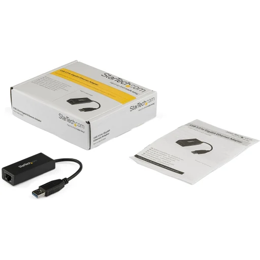 Imagen 4 de Adaptador USB 3.0 a Red Gigabit Ethernet RJ-45 Negro - Startech 