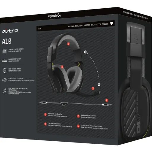 Imagen 13 de Astro Headset A10 Wireless PS4PS5XboxPC Black