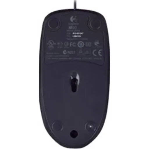 Imagen 4 de Mouse Alámbrico Logitech M90 Óptico 1000dpi USB Color negro p/MAC-PC